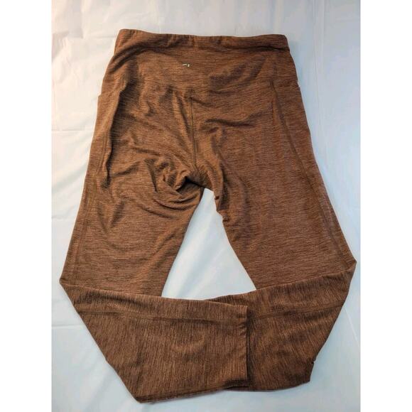 AL1VE Women's XL Extra Large w/Pockets Ankle Yoga Pants Brown 25" Inseam - Picture 7 of 12